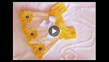 Vestido a Crochet o Ganchillo para bebe *Modelo Angela* / varias tallas/0 a 3 meses Vestido a Crochet o Ganchillo para bebe *Modelo Angela* / varias tallas/0 a 3 meses