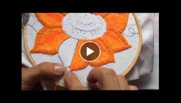 Bordado Fantasia petalo de girasol Bordado Fantasia petalo de girasol