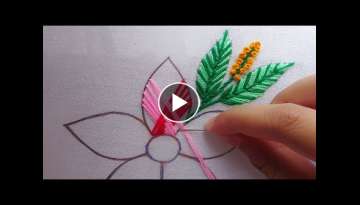 hand embroidery two color modern embroidery flower ,fancy flower design hand embroidery two color modern embroidery flower ,fancy flower design