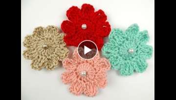 Crochet: Flor # 9 Crochet: Flor # 9
