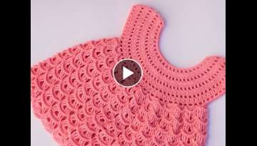 Crochet girl dress very easy Crochet girl dress very easy