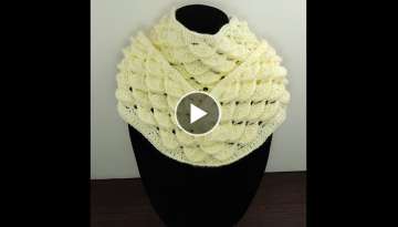 Crochet: Bufanda Infinita en Relieve # 2 Crochet: Bufanda Infinita en Relieve # 2