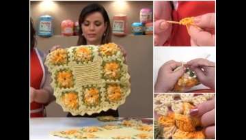 Crochet Flower Carpet Tutorial Crochet Flower Carpet Tutorial