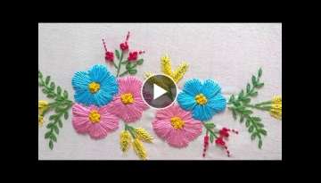 Hand embroidery designs. Tiny design for cushion covers. Hand embroidery designs. Tiny design for cushion covers.