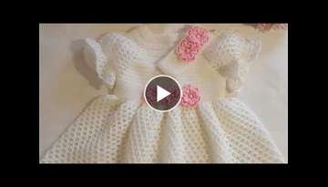 How to crochet stylish baby frock for Newborn ( 0 to 3 ) Month Baby How to crochet stylish baby frock for Newborn ( 0 to 3 ) Month Baby