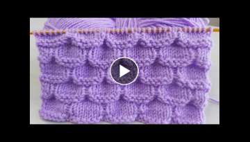 Embossed easy two needle knitting model explanation Embossed easy two needle knitting model explanation