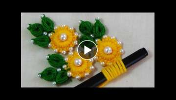 Hand Embroidery: Flower Embroidery Hand Embroidery: Flower Embroidery