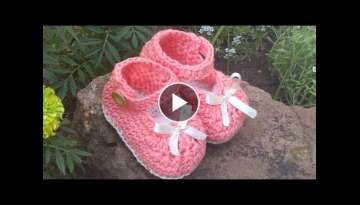 Merceditas a crochet con lazo de raso - Parte 1( Suela ) Merceditas a crochet con lazo de raso - Parte 1( Suela )