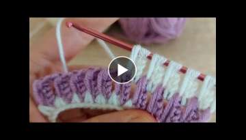 Super Easy Tunisian Knitting - Very Beautiful Tunisian Knitting Pattern Super Easy Tunisian Knitting - Very Beautiful Tunisian Knitting Pattern