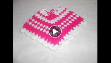 Poncho em croche para crianças muito facil e bonito Parte 1 - Crochet Poncho - Gancillo Poncho Poncho em croche para crianças muito facil e bonito Parte 1 - Crochet Poncho - Gancillo Poncho