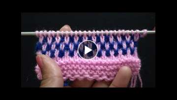 Two Colour Knitting Pattern Two Colour Knitting Pattern