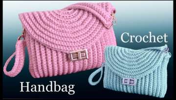 CROCHET BEAUTIFUL HANDBAG VIDEO LESSON CROCHET BEAUTIFUL HANDBAG VIDEO LESSON