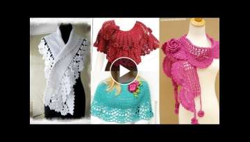 Stunning And Classy Crochet Cap Shawl Designs //Stylish Crochet Caplet Poncho Collection Stunning And Classy Crochet Cap Shawl Designs //Stylish Crochet Caplet Poncho Collection