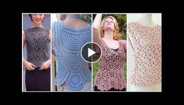 Best And Beautifull American Style 43 Crochet Women Blouse Top Dress For Casual Wear Best And Beautifull American Style 43 Crochet Women Blouse Top Dress For Casual Wear