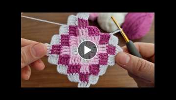 Super Easy Crochet Knitting Motif Making - Çok Güzel Tığ İşi Şahane Motif Yapımı Super Easy Crochet Knitting Motif Making - Çok Güzel Tığ İşi Şahane Motif Yapımı